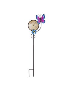 THERMOMETER GARDEN STAKE - GARDEN BUTTERFLY